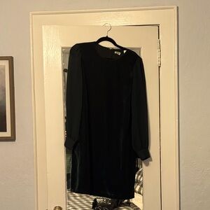 NWT Green Velvet Shift Dress J.Crew Factory